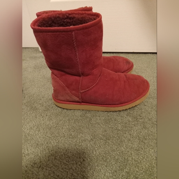 UGG Shoes Red Australian Ugg Boots Poshmark